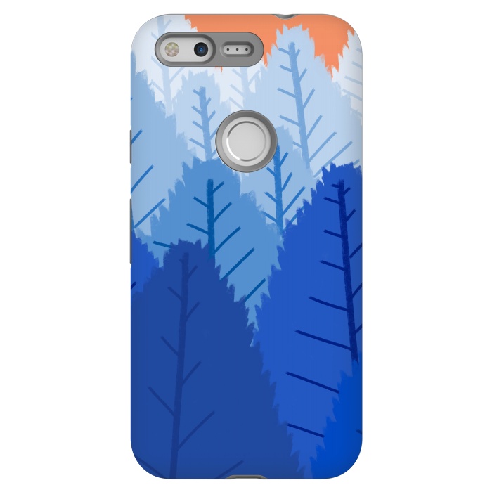 Pixel StrongFit Deep blue forests  by Steve Wade (Swade)