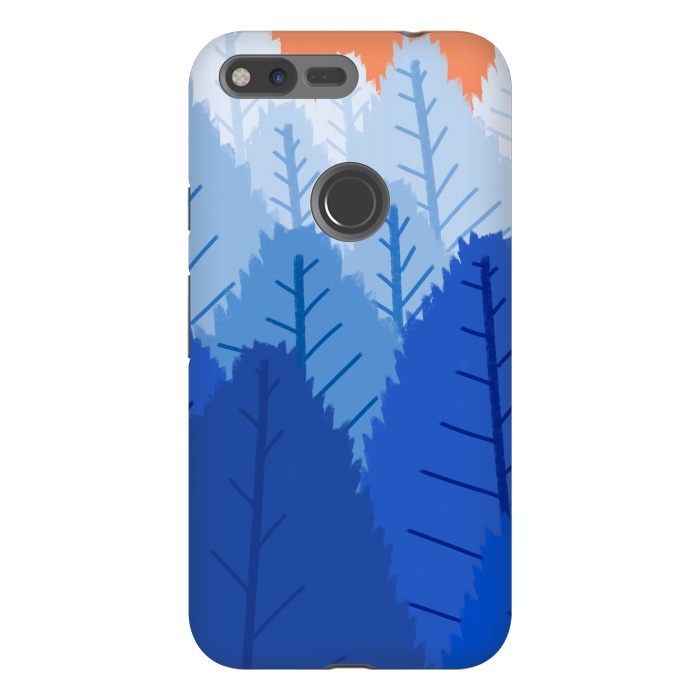 Pixel XL StrongFit Deep blue forests  by Steve Wade (Swade)