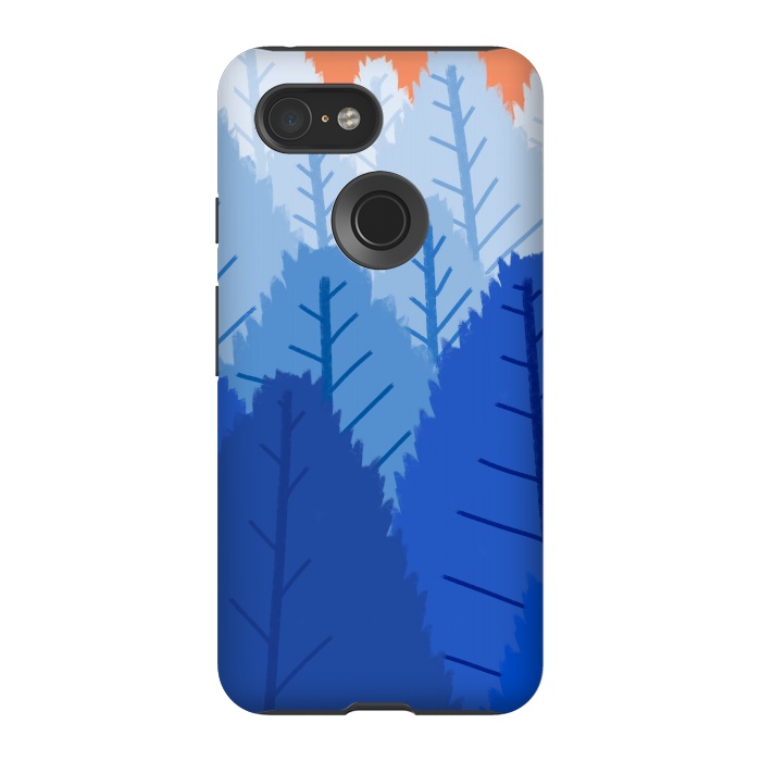 Pixel 3 StrongFit Deep blue forests  by Steve Wade (Swade)