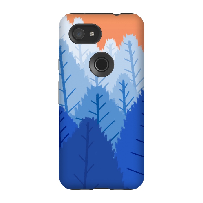 Pixel 3A StrongFit Deep blue forests  by Steve Wade (Swade)