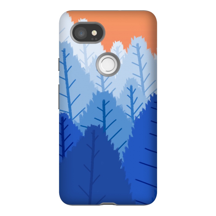 Pixel 2XL StrongFit Deep blue forests  by Steve Wade (Swade)
