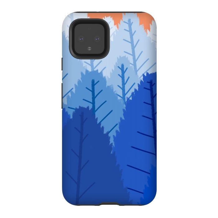 Pixel 4 StrongFit Deep blue forests  by Steve Wade (Swade)