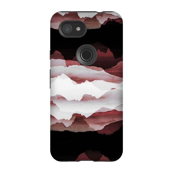 Pixel 3A StrongFit Faded copper mountains by Oana 
