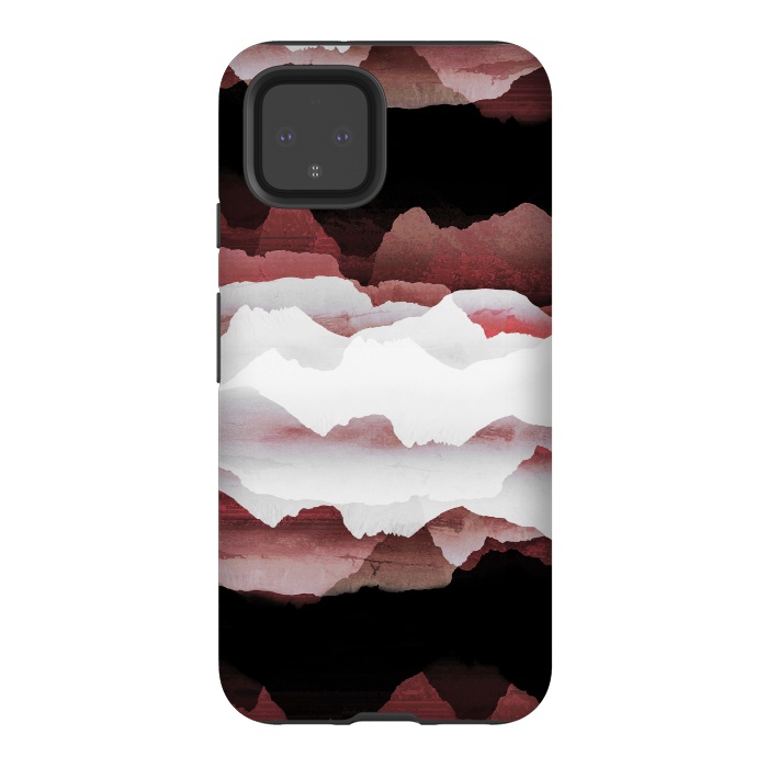 Pixel 4 StrongFit Faded copper mountains by Oana 