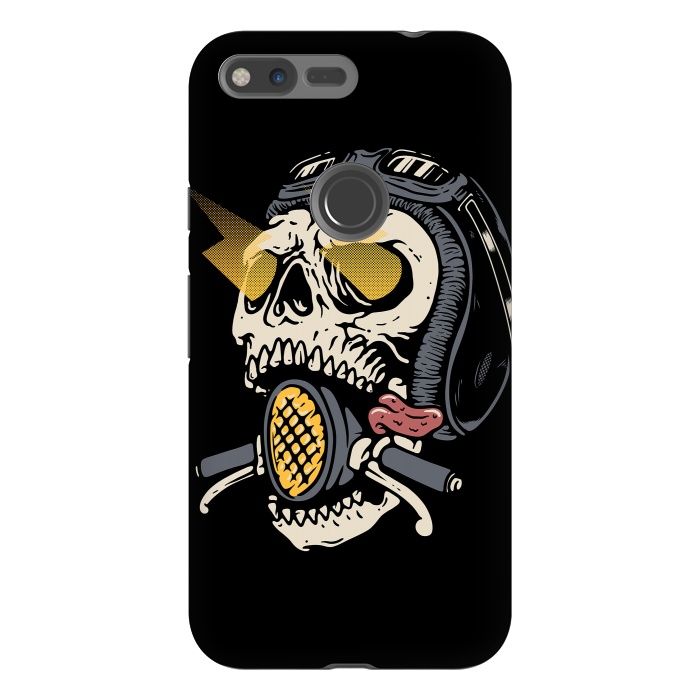 Pixel XL StrongFit Skull Biker 1 by Afif Quilimo