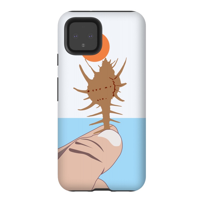 Pixel 4 StrongFit Sun On The Conch by Creativeaxle
