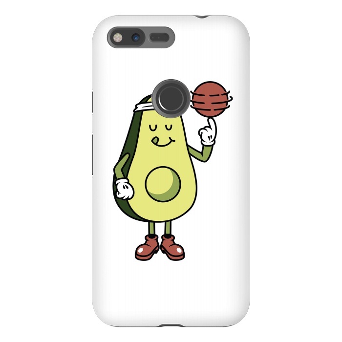 Pixel XL StrongFit Avocado Playing Ball by Afif Quilimo
