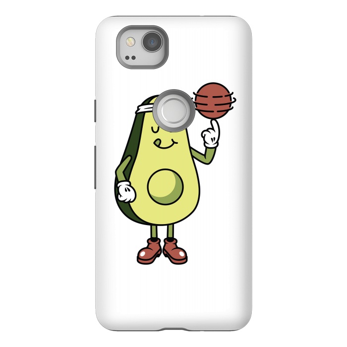 Pixel 2 StrongFit Avocado Playing Ball by Afif Quilimo