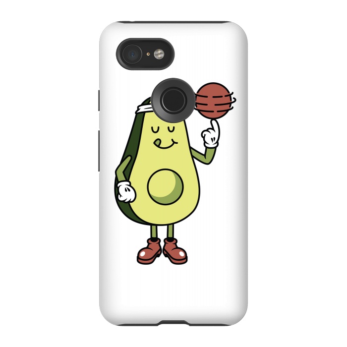 Pixel 3 StrongFit Avocado Playing Ball by Afif Quilimo