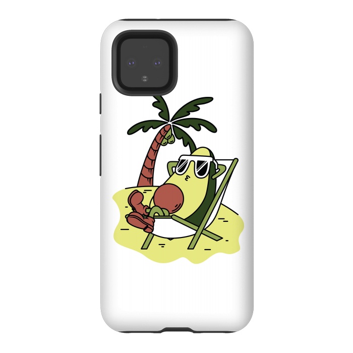 Pixel 4 StrongFit Avocado Relax by Afif Quilimo