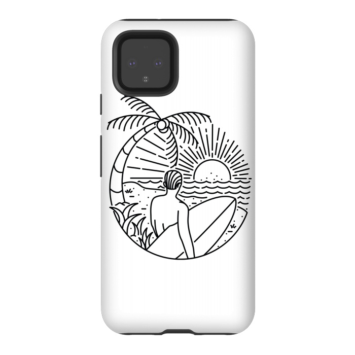 Pixel 4 StrongFit It's Time to Surf by Afif Quilimo