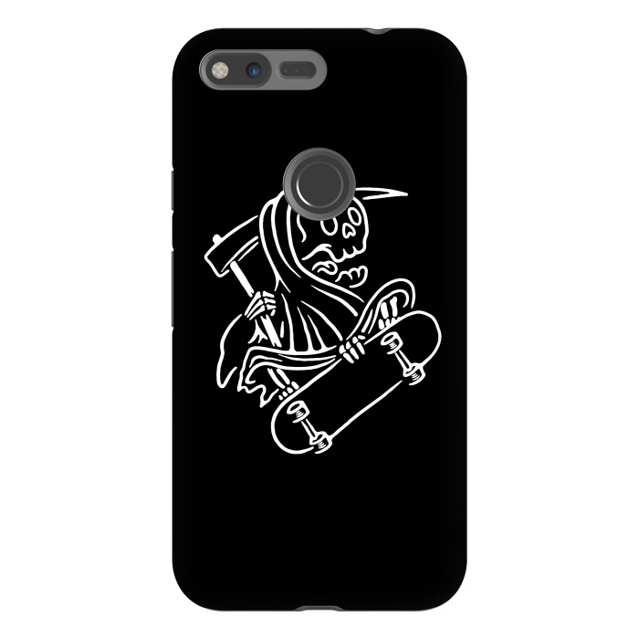 Pixel XL StrongFit Grim Reaper Skateboarding by Afif Quilimo