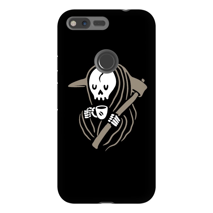 Pixel XL StrongFit Grim Reaper Love Coffee by Afif Quilimo