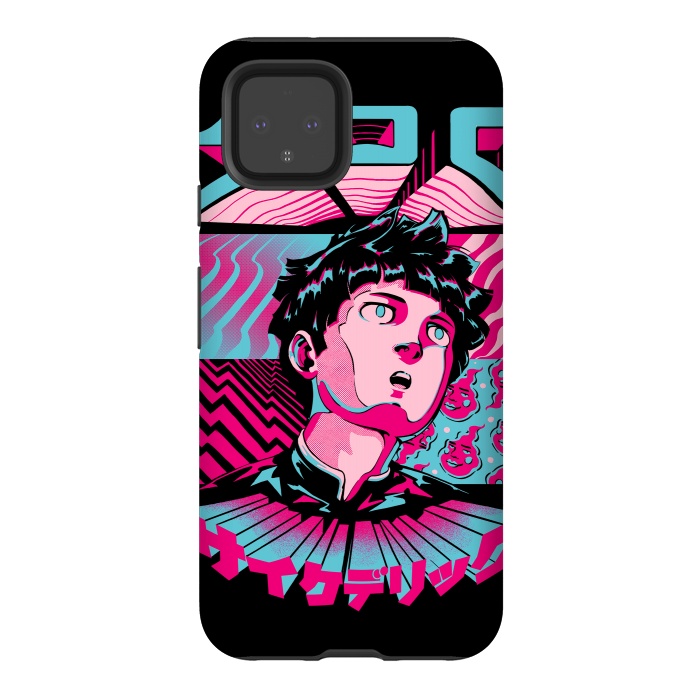 Pixel 4 StrongFit Psycho head 100 by Ilustrata