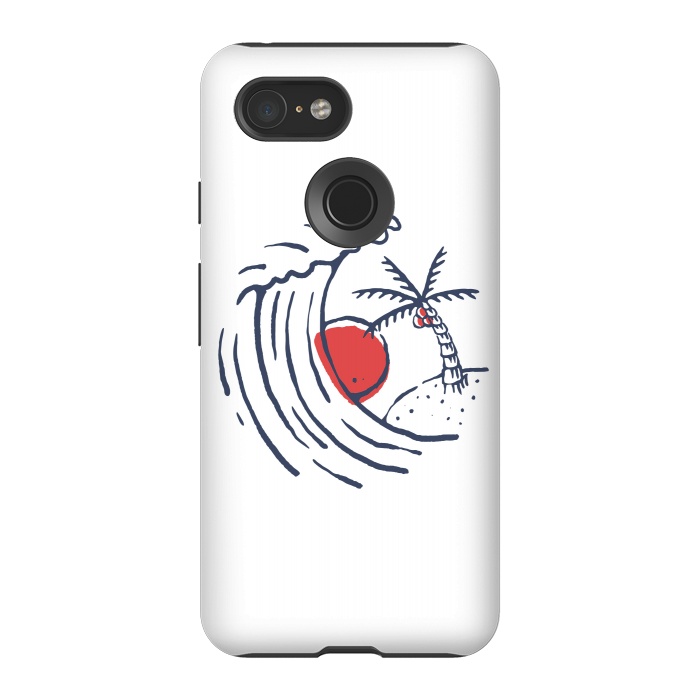Pixel 3 StrongFit Great Wave 1 by Afif Quilimo