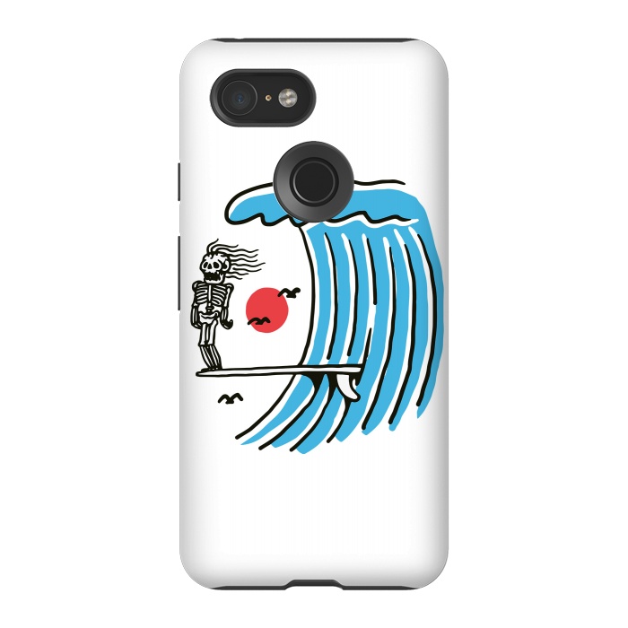 Pixel 3 StrongFit Funny Surf Nose by Afif Quilimo