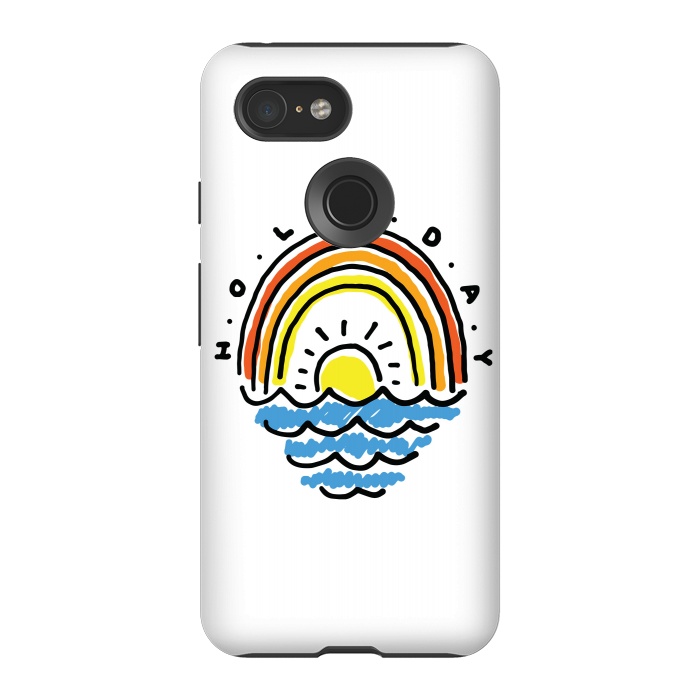 Pixel 3 StrongFit Holiday Beach by Afif Quilimo