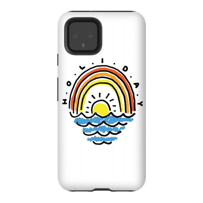 Pixel 4 StrongFit Holiday Beach by Afif Quilimo