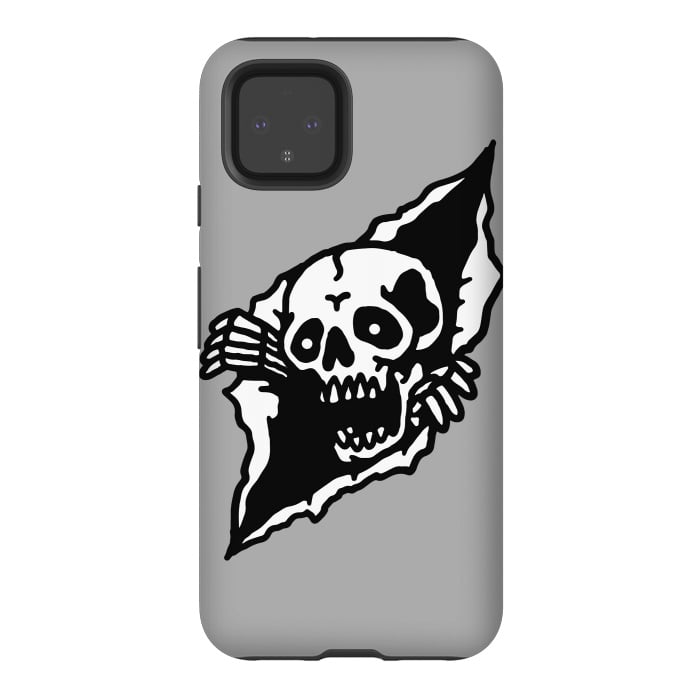 Pixel 4 StrongFit Skull Tearing up by Afif Quilimo