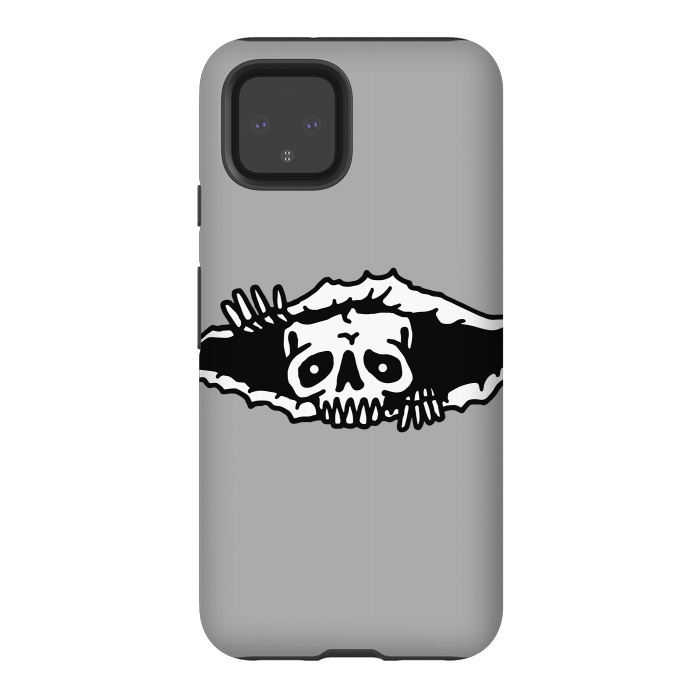 Pixel 4 StrongFit Skull Tearing up 1 by Afif Quilimo