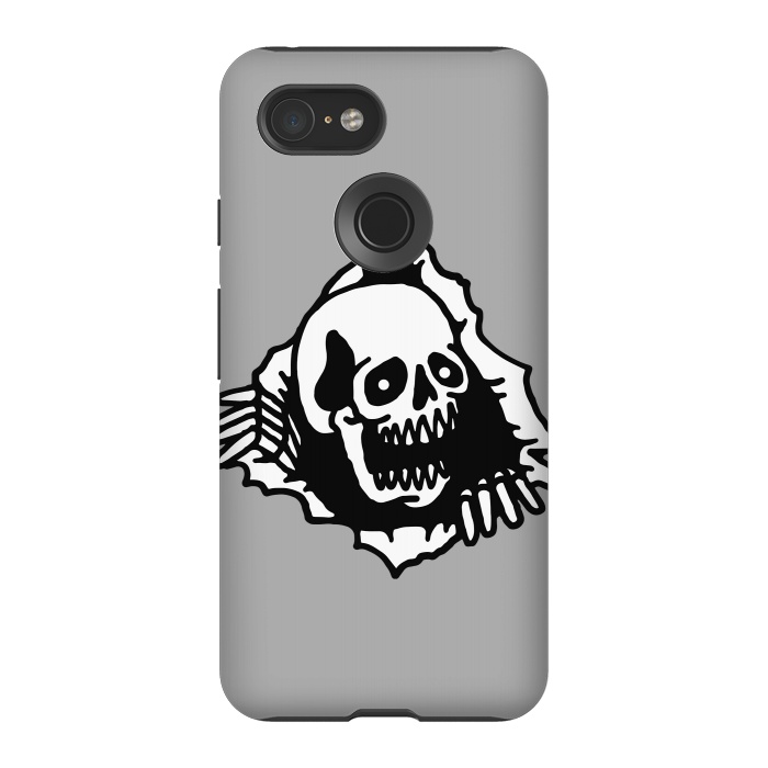 Pixel 3 StrongFit Skull Tearing up 2 by Afif Quilimo