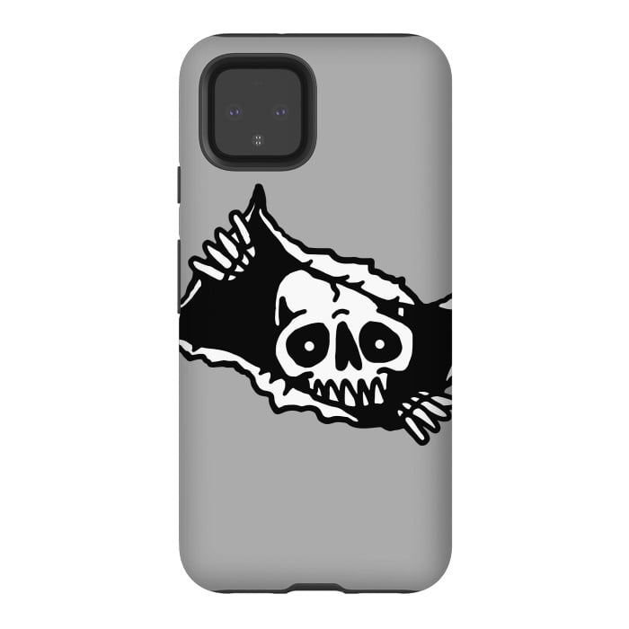 Pixel 4 StrongFit Skull Tearing up 3 by Afif Quilimo