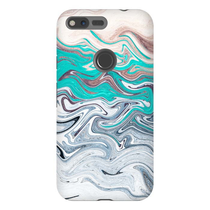 Pixel XL StrongFit The liquid marble beach by Steve Wade (Swade)