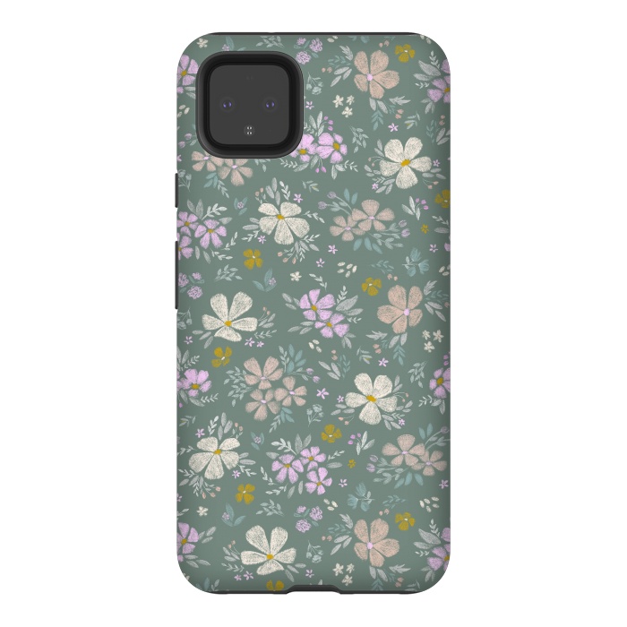 Pixel 4XL StrongFit Spring Bouquet by Tishya Oedit