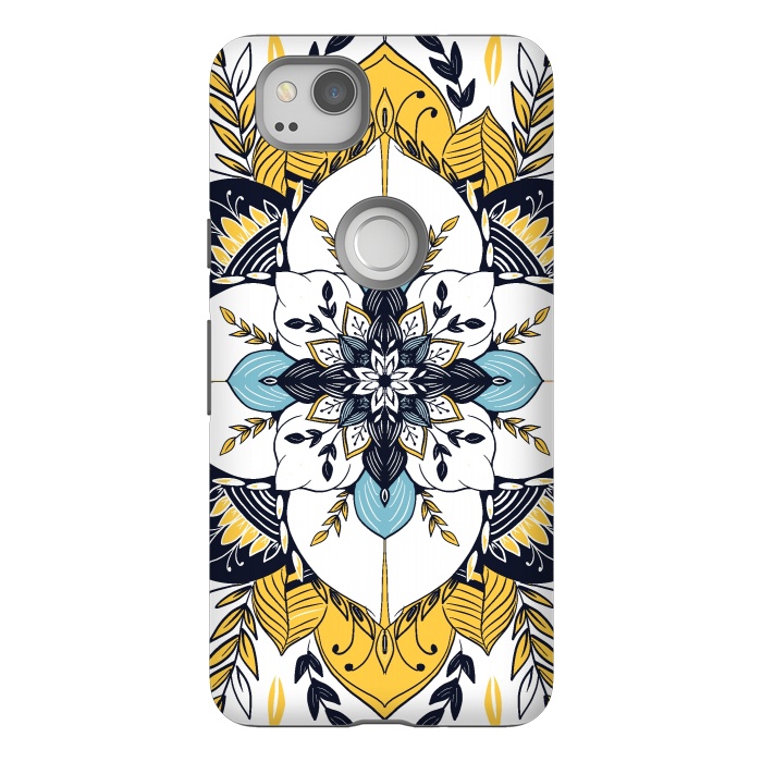 Pixel 2 StrongFit Stained Glass Boho by Rose Halsey