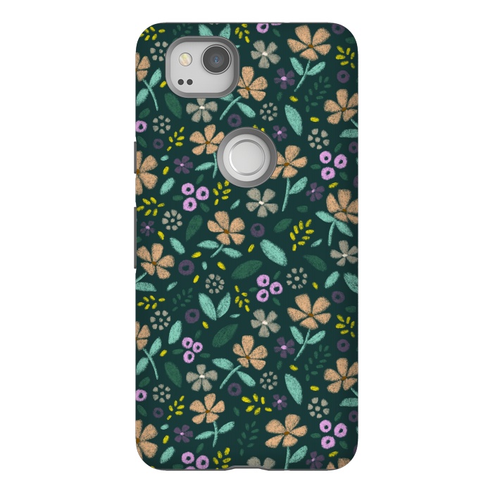 Pixel 2 StrongFit Wildflowers by Tishya Oedit