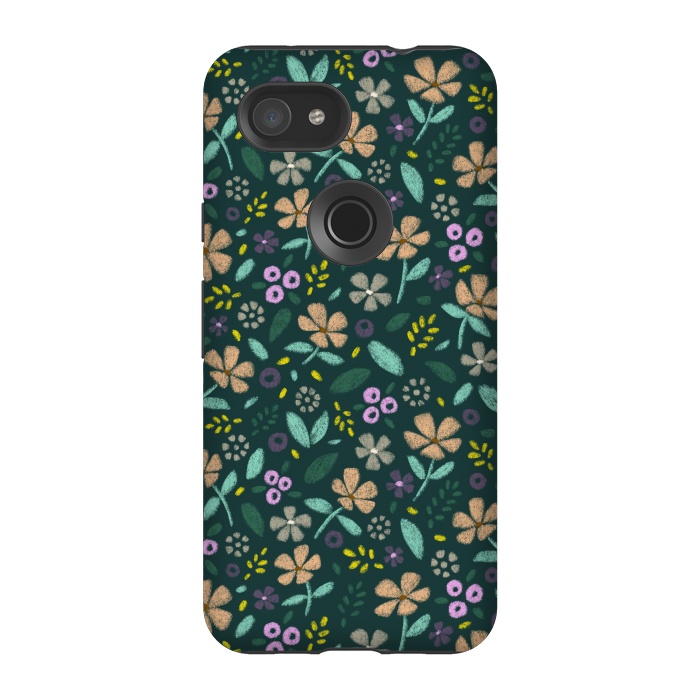 Pixel 3A StrongFit Wildflowers by Tishya Oedit