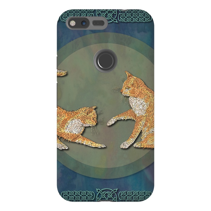Pixel XL StrongFit Ginger Cats by Lotti Brown