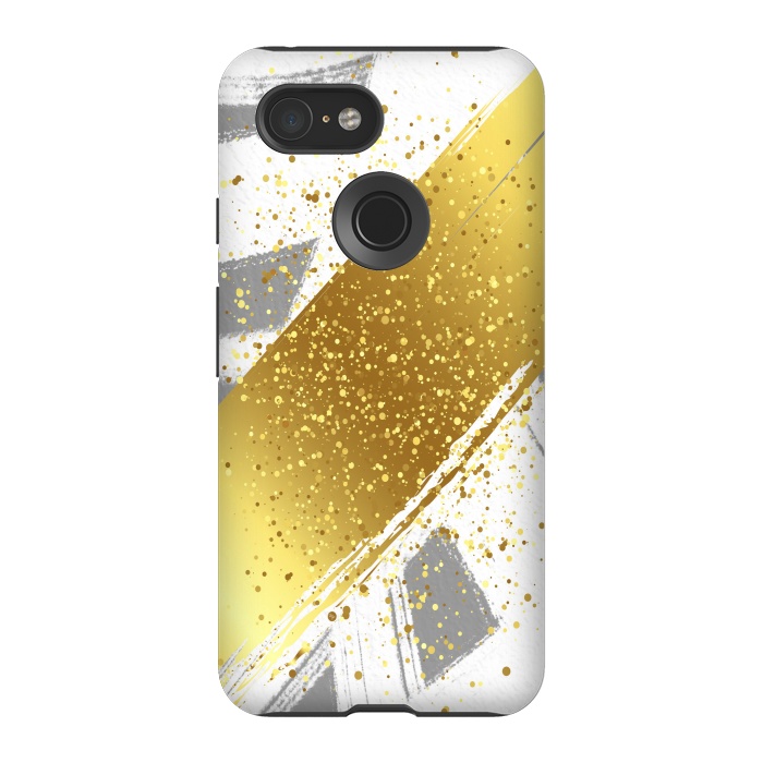 Pixel 3 StrongFit Golden Paint by Martina