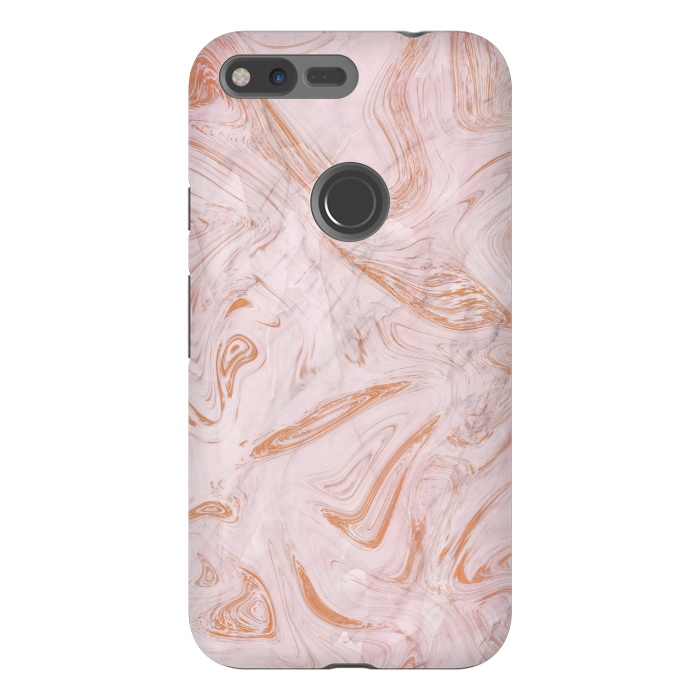 Pixel XL StrongFit Rose Gold Marble by Martina