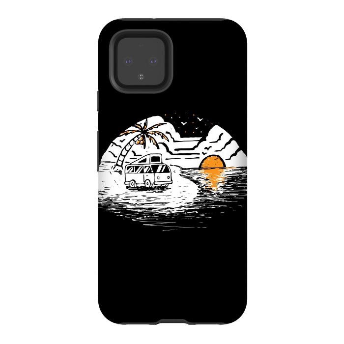 Pixel 4 StrongFit Van Beach by Afif Quilimo