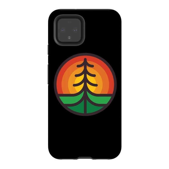Pixel 4 StrongFit Tree and Sunset by Afif Quilimo
