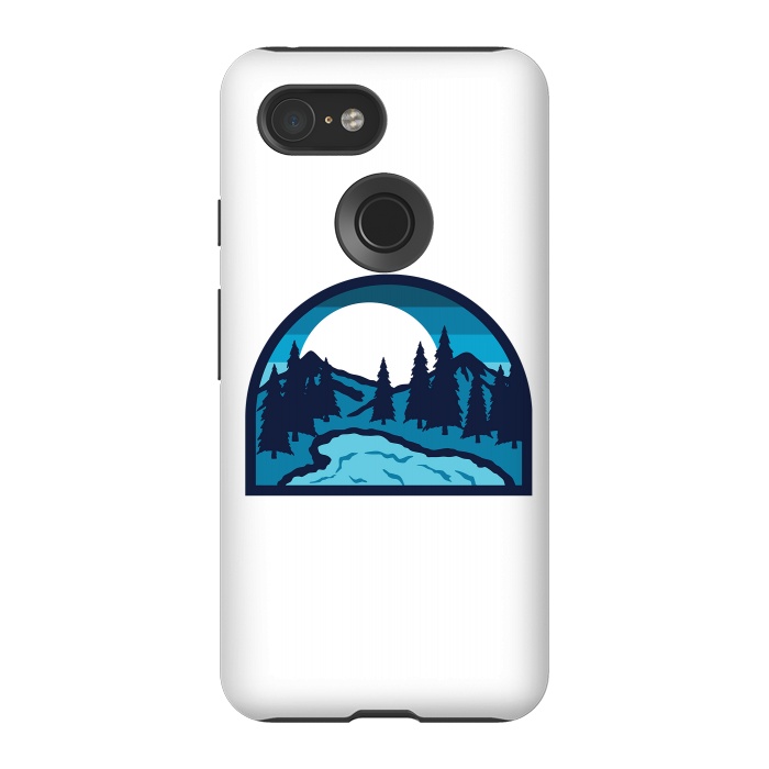 Pixel 3 StrongFit Lake Bold by Afif Quilimo