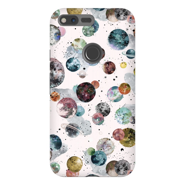 Pixel XL StrongFit Cosmic Planets and Constellations Multicolored by Ninola Design