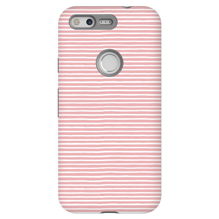 Pixel StrongFit Pink Gum Lines and Stripes by Ninola Design