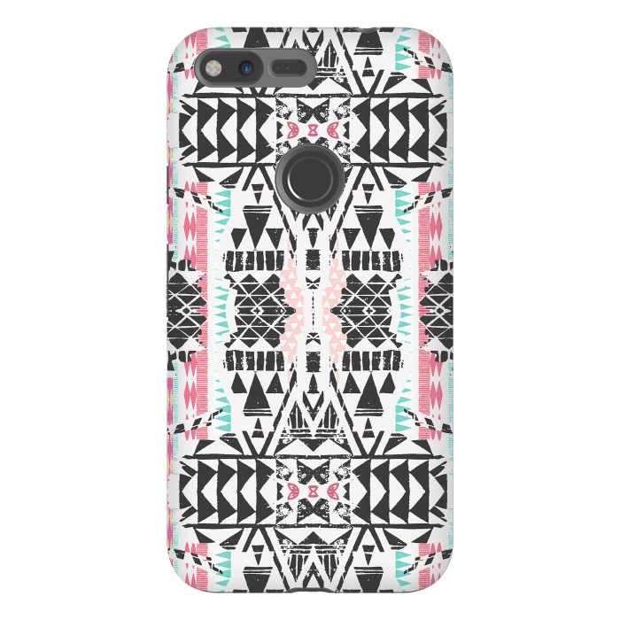 Pixel XL StrongFit Playful tribal ethnic triangles by Oana 