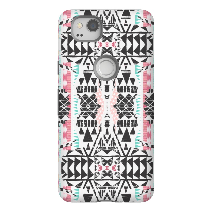 Pixel 2 StrongFit Playful tribal ethnic triangles by Oana 