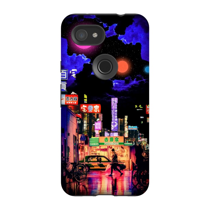 Pixel 3A StrongFit Neon streets by Steve Wade (Swade)