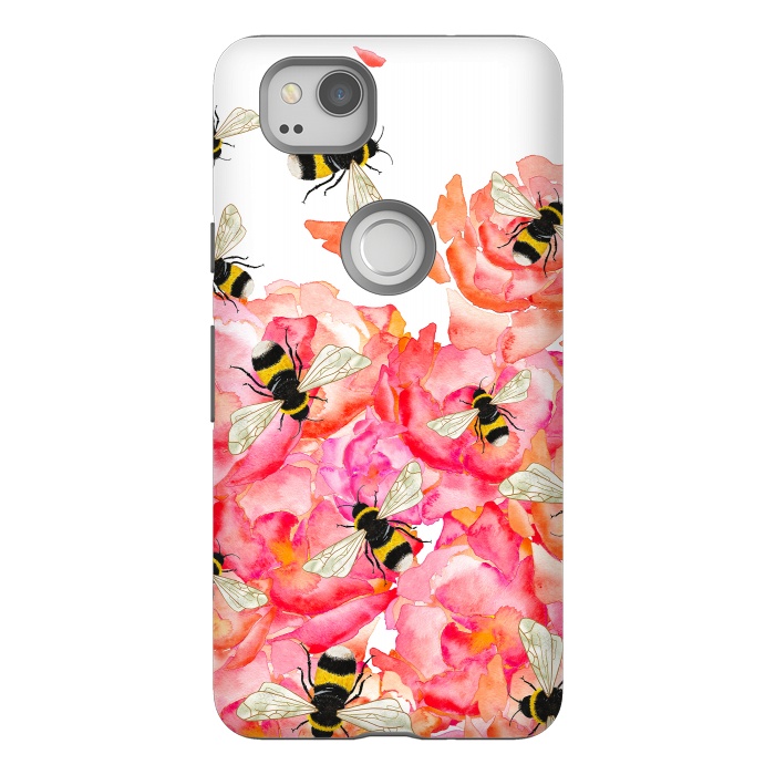 Pixel 2 StrongFit Bee Blossoms by Amaya Brydon