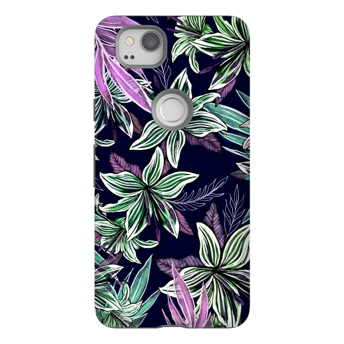 Pixel 2 StrongFit Floral Lilly  by Rose Halsey