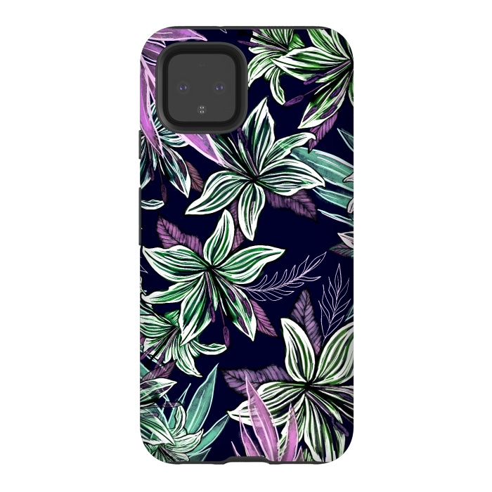 Pixel 4 StrongFit Floral Lilly  by Rose Halsey