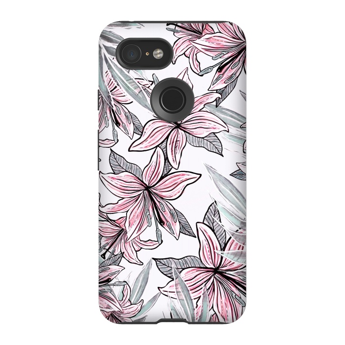 Pixel 3 StrongFit Beautiful Lilly by Rose Halsey