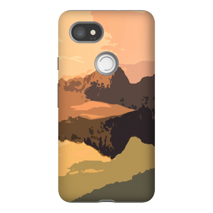 Pixel 2XL StrongFit Mountain Journey by Creativeaxle