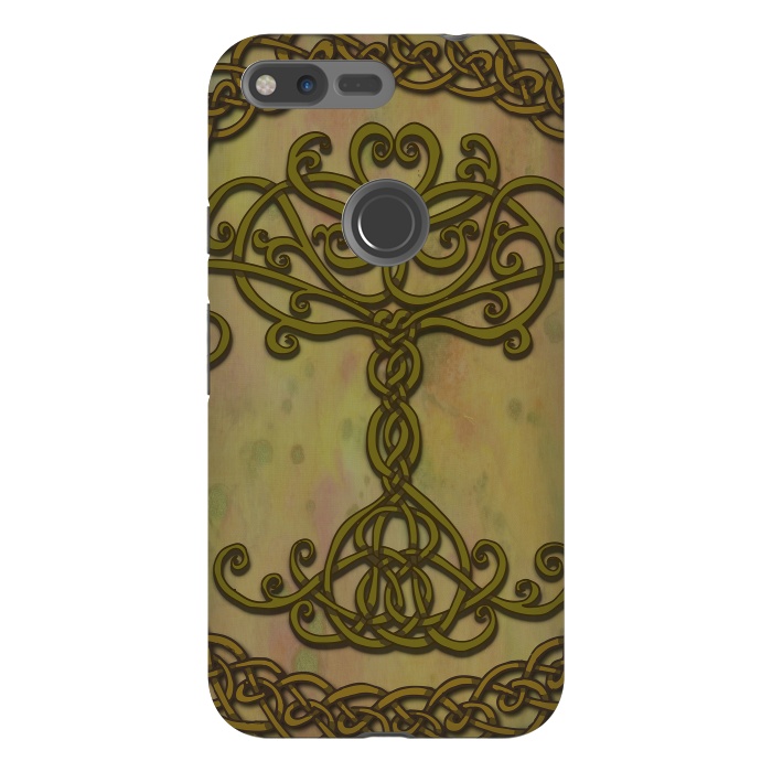Pixel XL StrongFit Celtic Tree of Life I by Lotti Brown