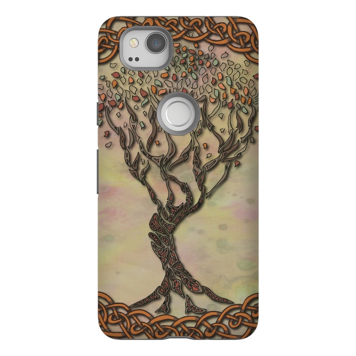 Pixel 2 StrongFit Celtic Tree of Life II by Lotti Brown