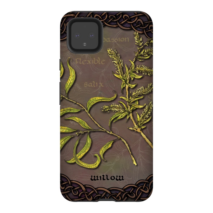 Pixel 4XL StrongFit Celtic Willow by Lotti Brown